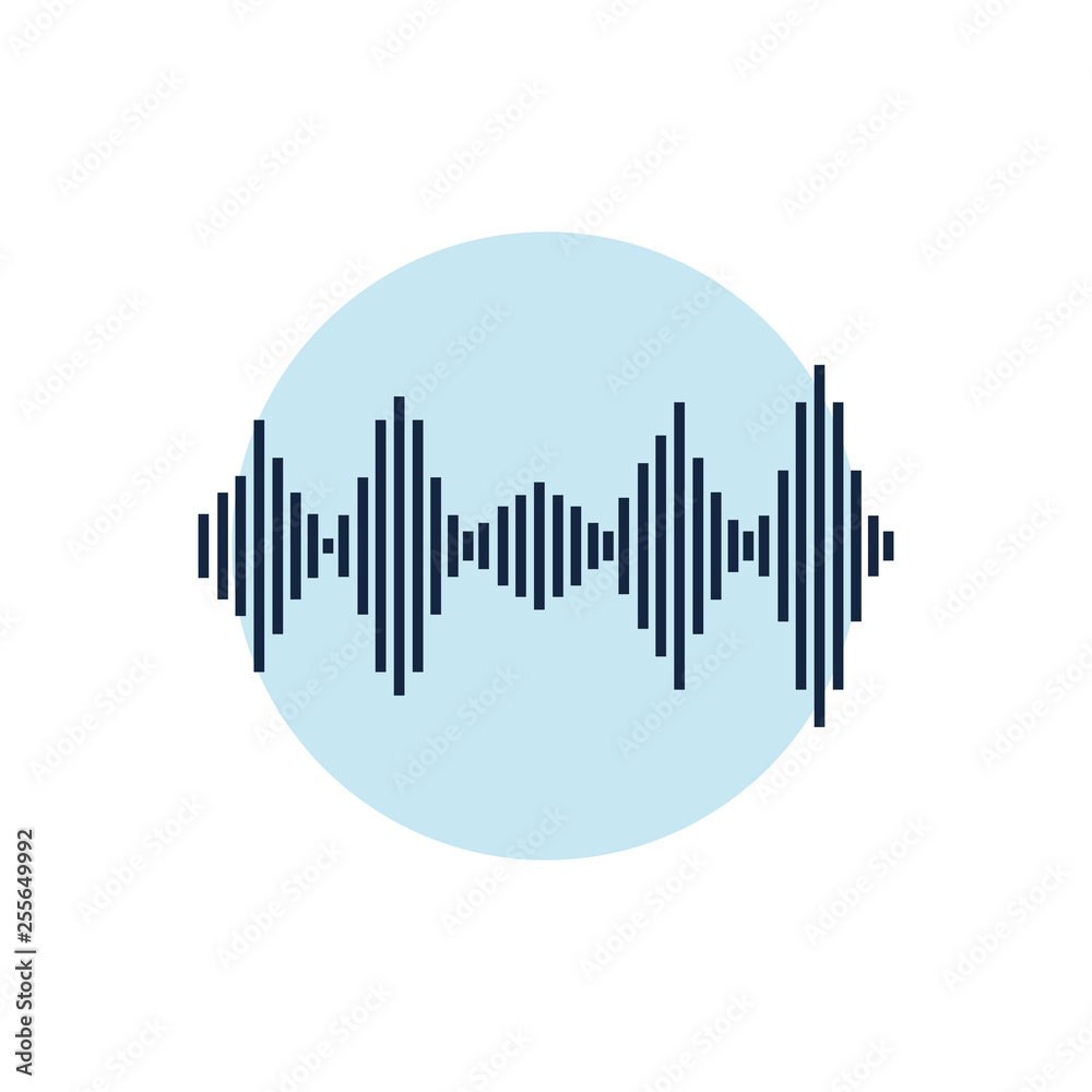 sound wave isolated icon sound wave isolated icon