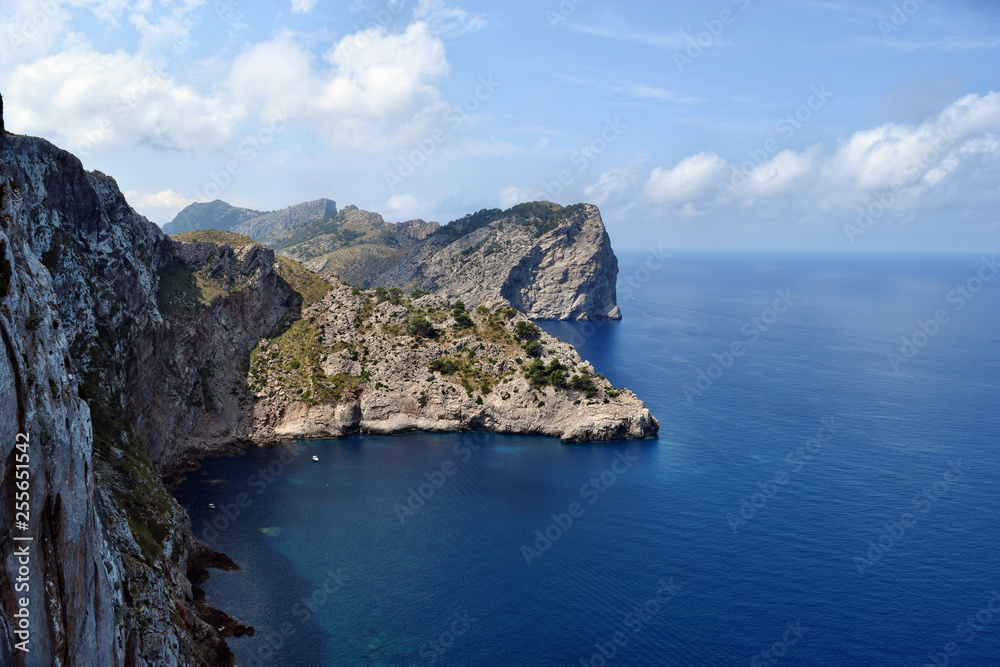  Beautiful sea bay and mountains on Cap Formentor