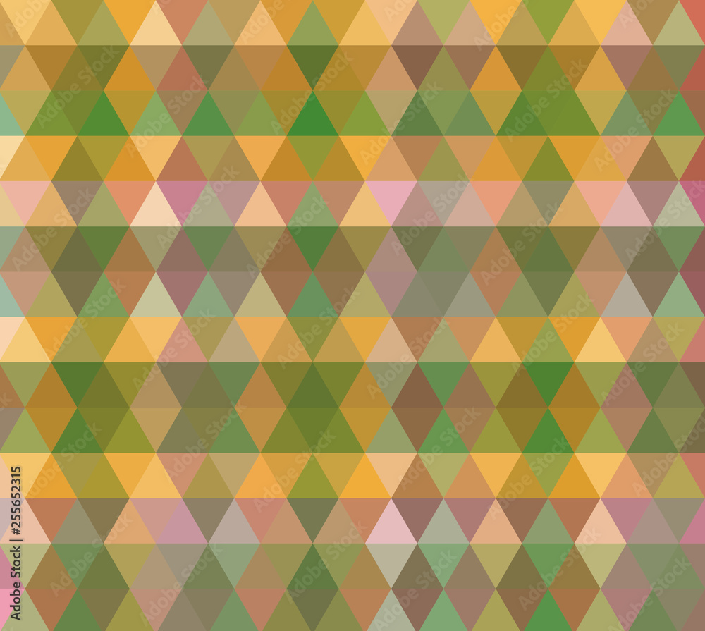 Light Green, Yellow vector abstract textured polygonal background. Blurry triangle design.