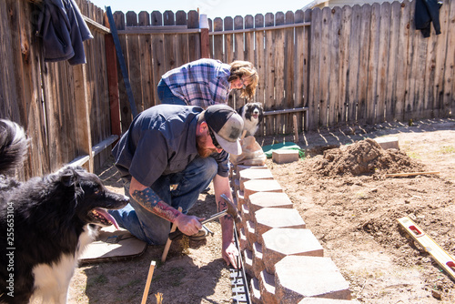 rock wack in back yard