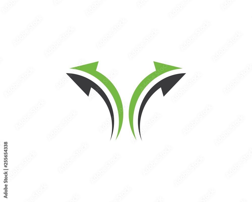 Arrow vector illustration icon Logo Template Arrow vector illustration icon Logo Template