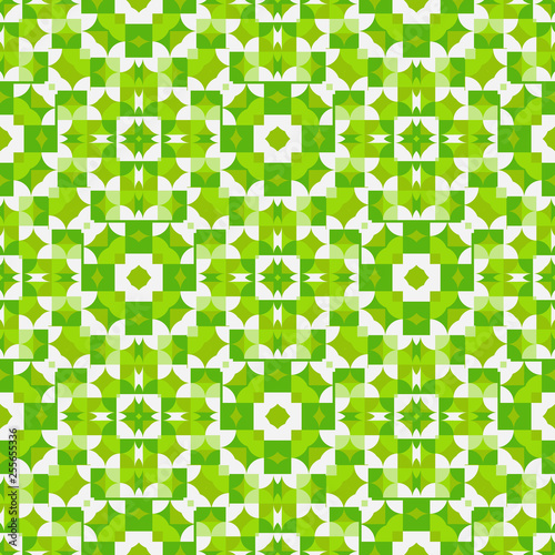 Geometric tiles seamless pattern