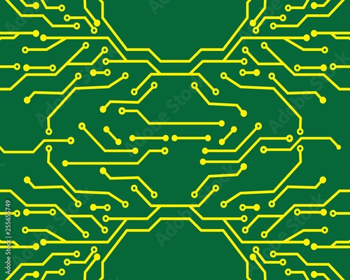 circuit board line background concept design illustration