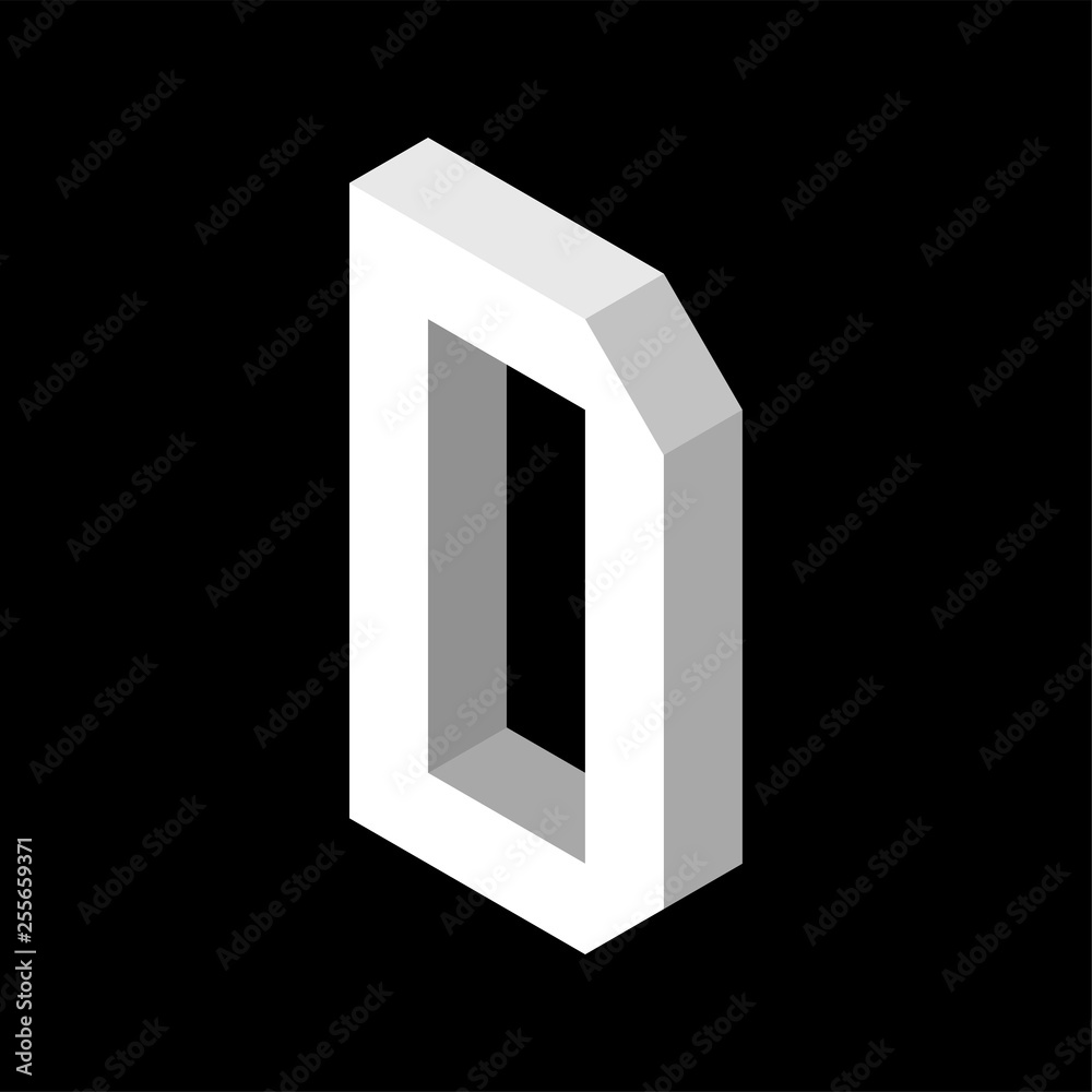 3d Letter D logo icon design template element. Vector illustration 3d Letter D logo icon design template element. Vector illustration