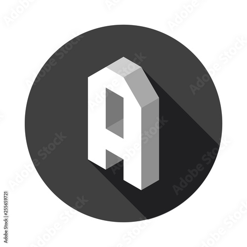 3d Letter A logo icon desig...