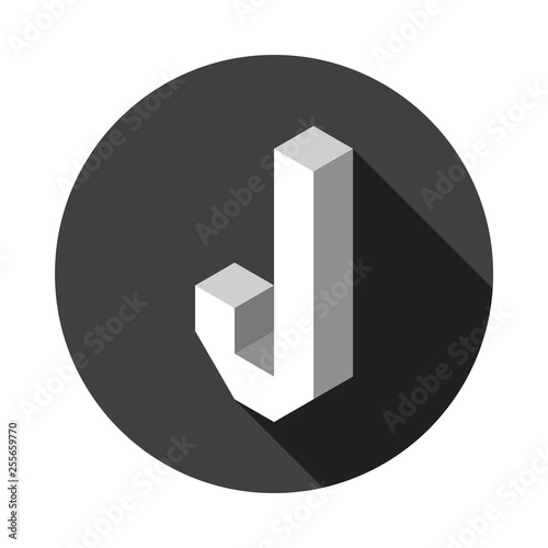 3d Letter J logo icon desig...