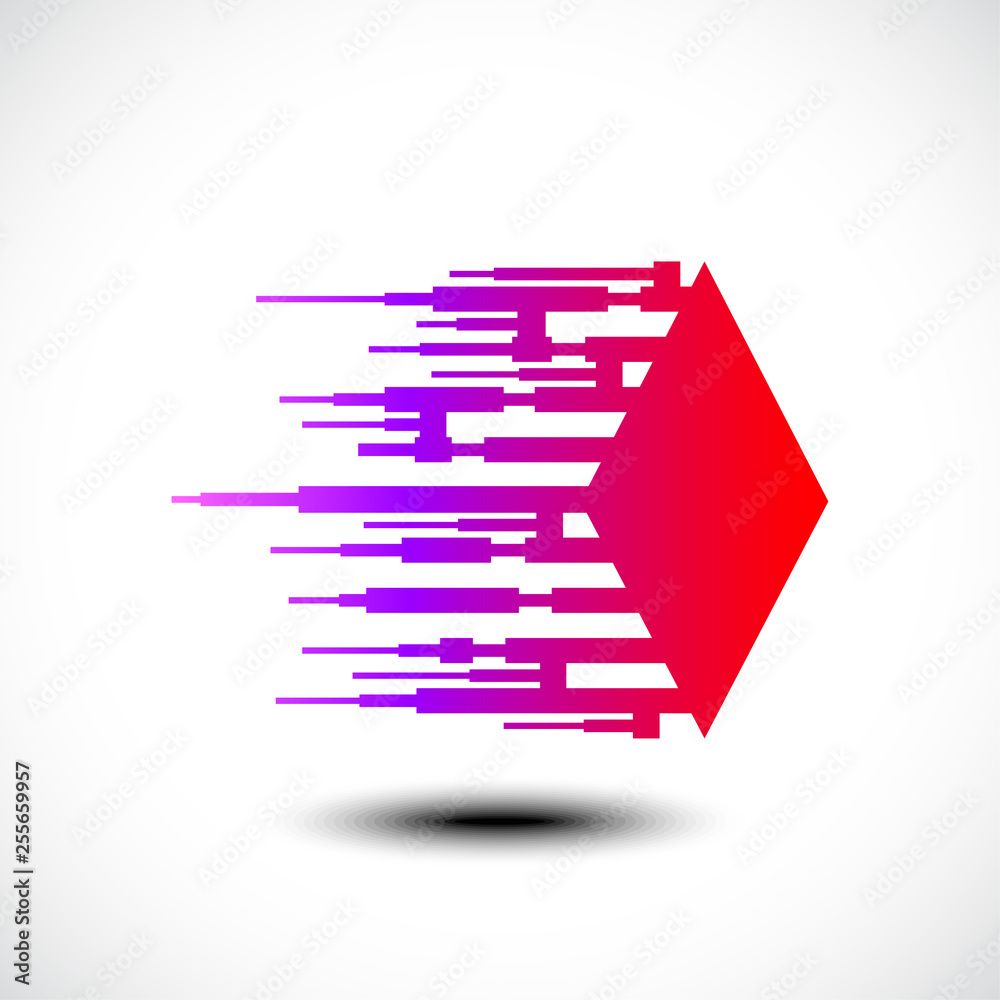 Business abstract icon. Abstract symbol, vector graphic design element, icon. 