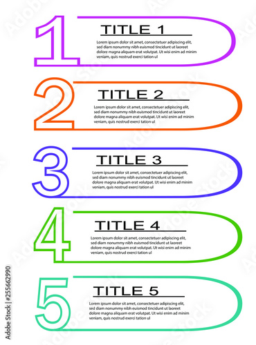 Business modern infographics template