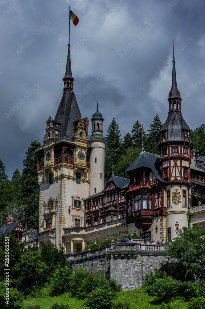 Fototapeta premium peles castle in romania