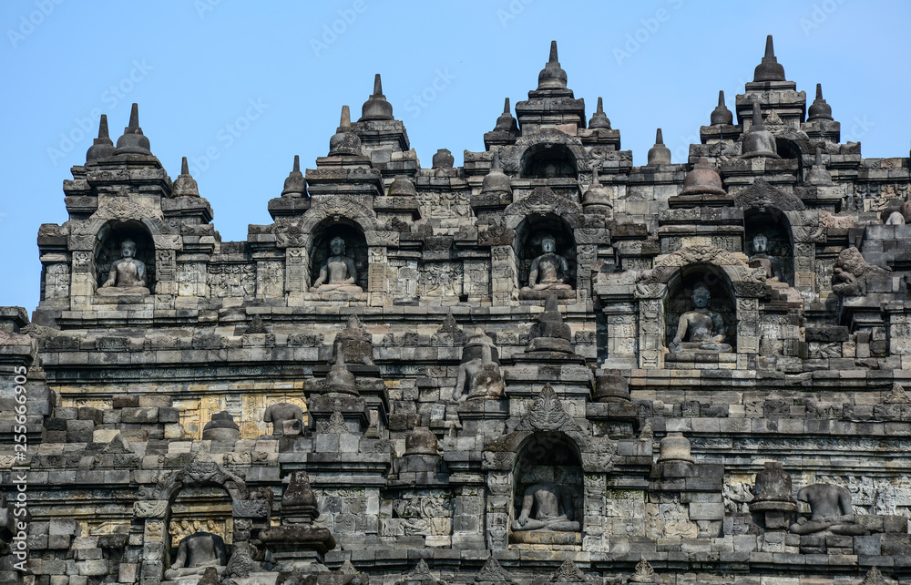 Borobudur Temple on Java Island, Indonesia