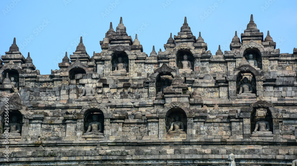 Borobudur Temple on Java Island, Indonesia