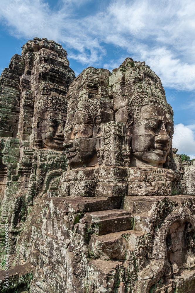 Bayon Temple Tower with Faces