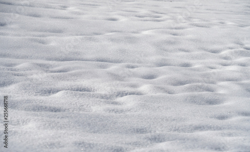 snow drift covered ground texture with shadows