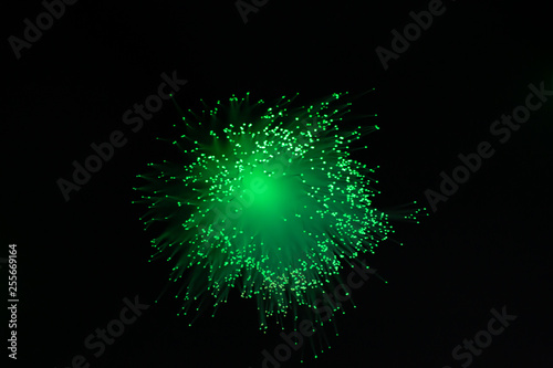 Green fiber optical