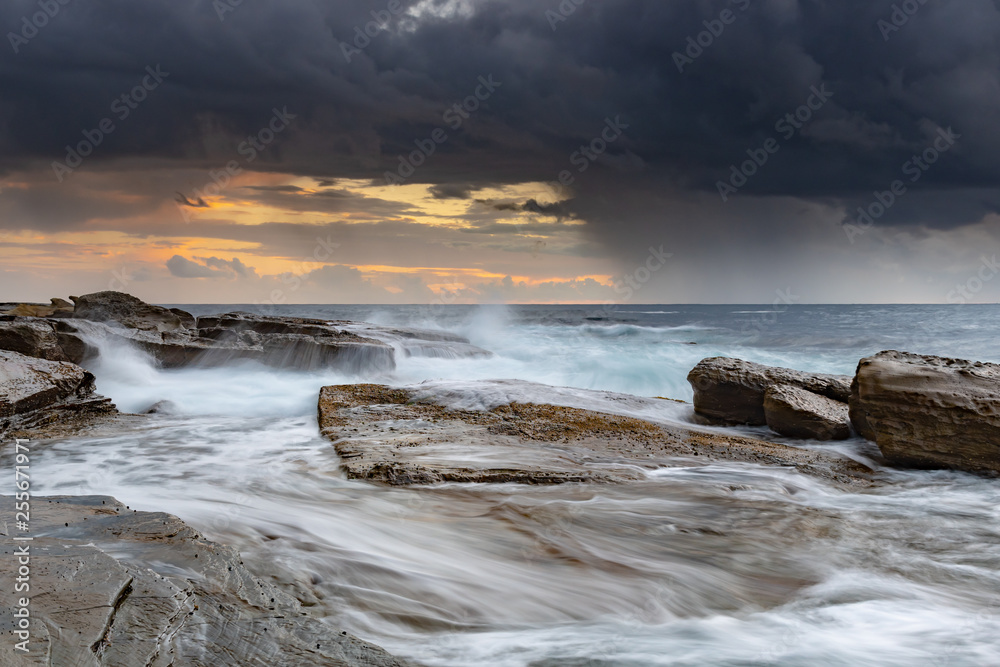 Rock Ledge and Seascape