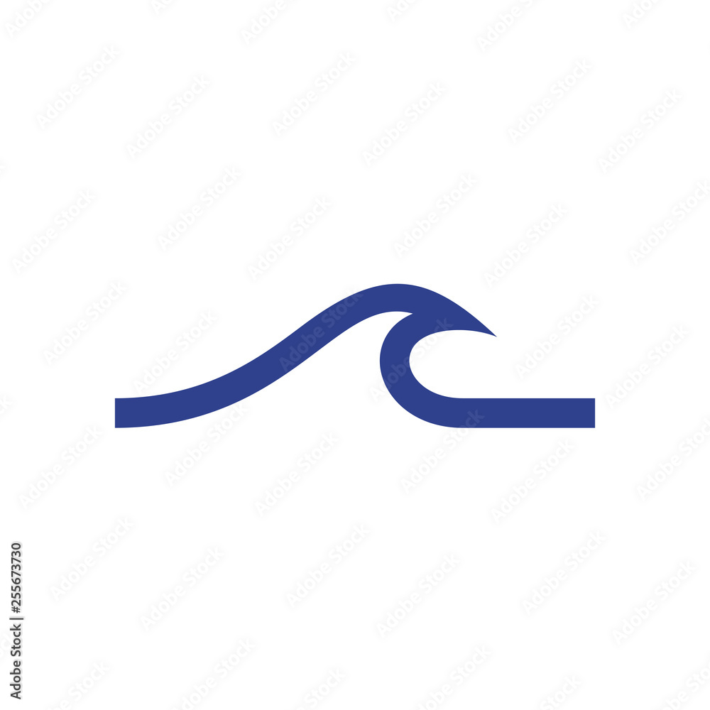 Wave logo design Wave logo design