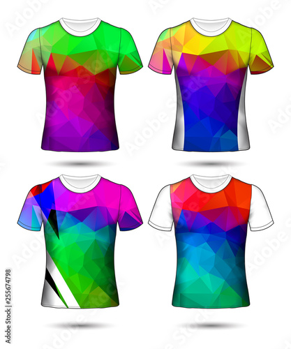 Set of soccer kit or football jersey template for football club