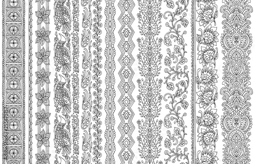 Paisley Style : Border Set