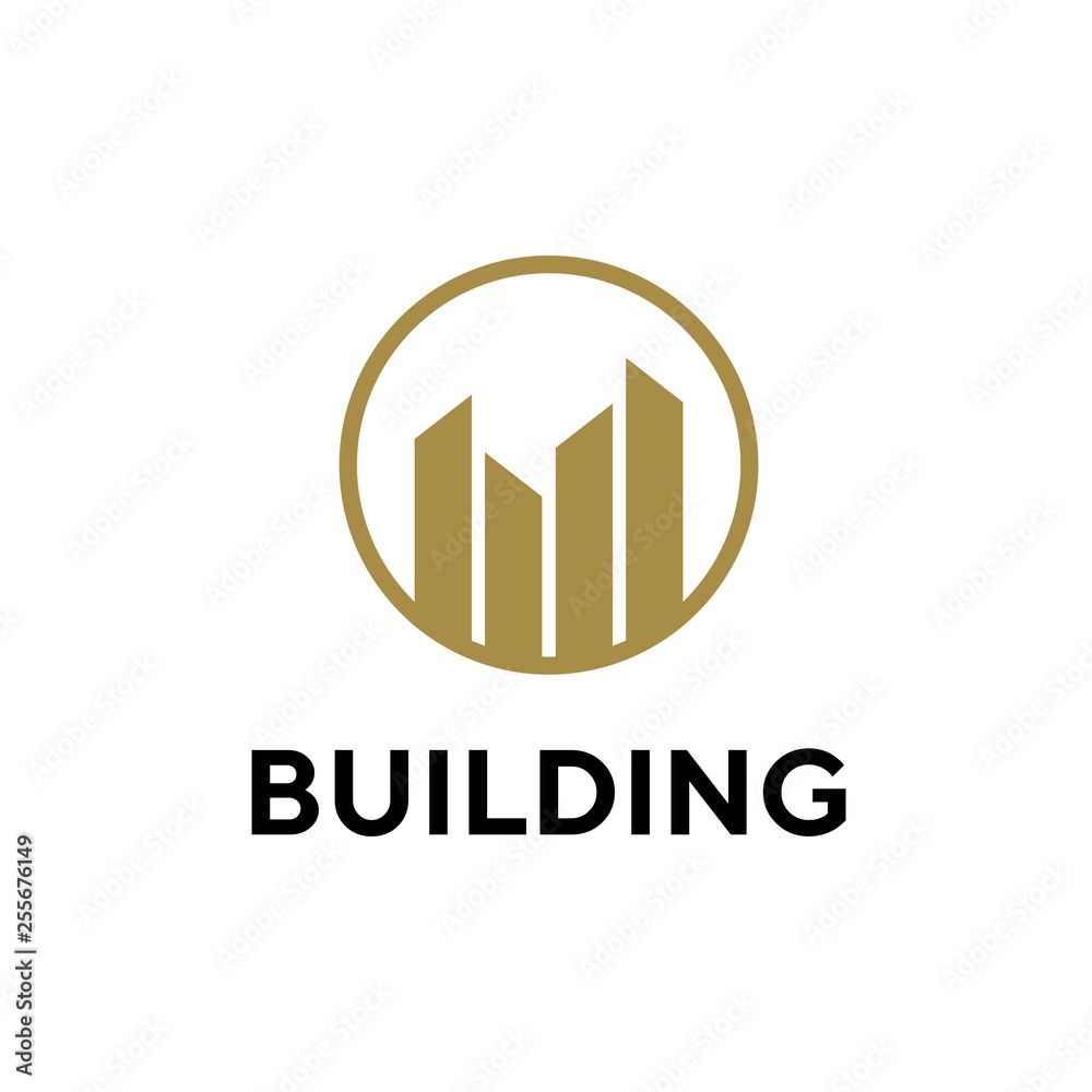 building logo design vector