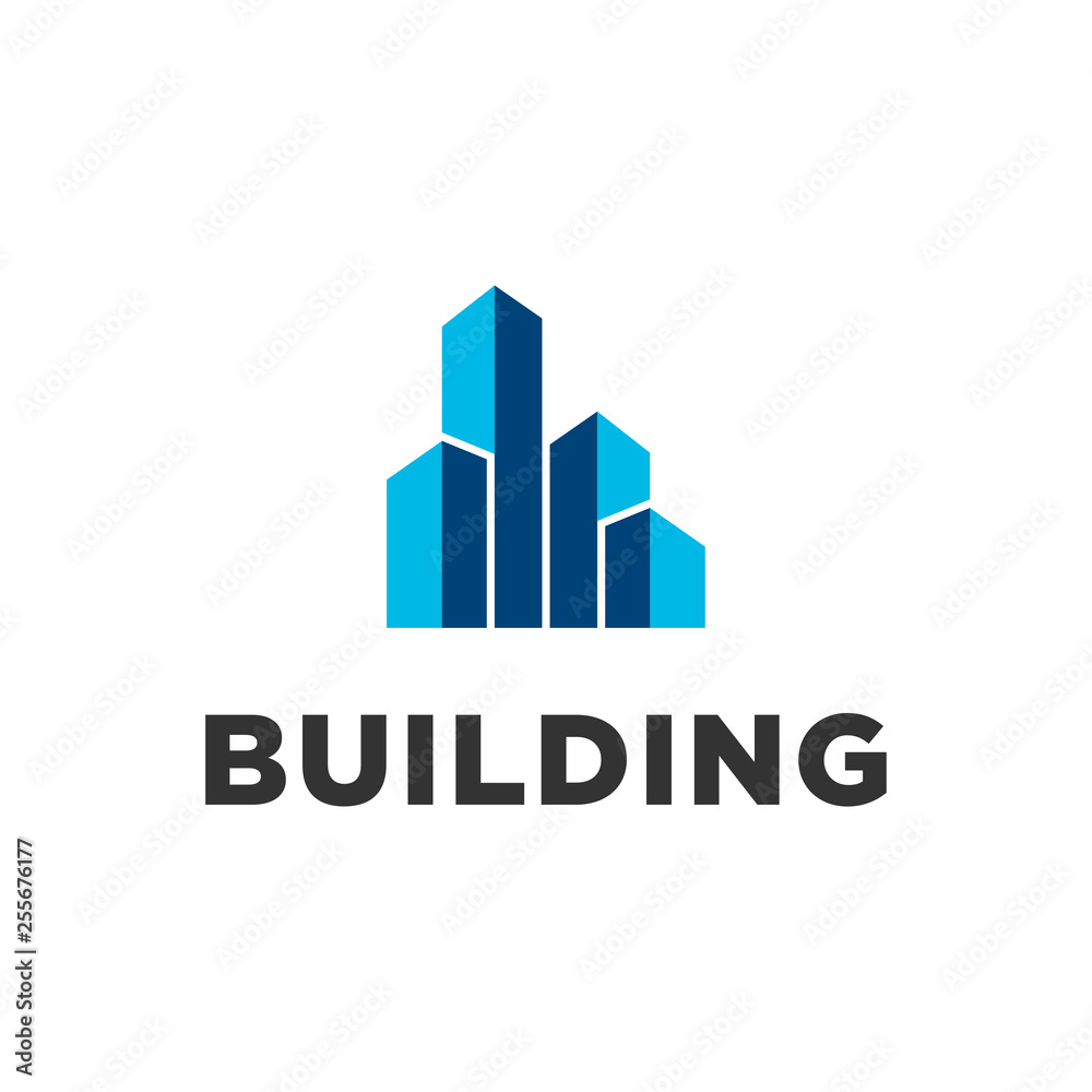 building logo design vector