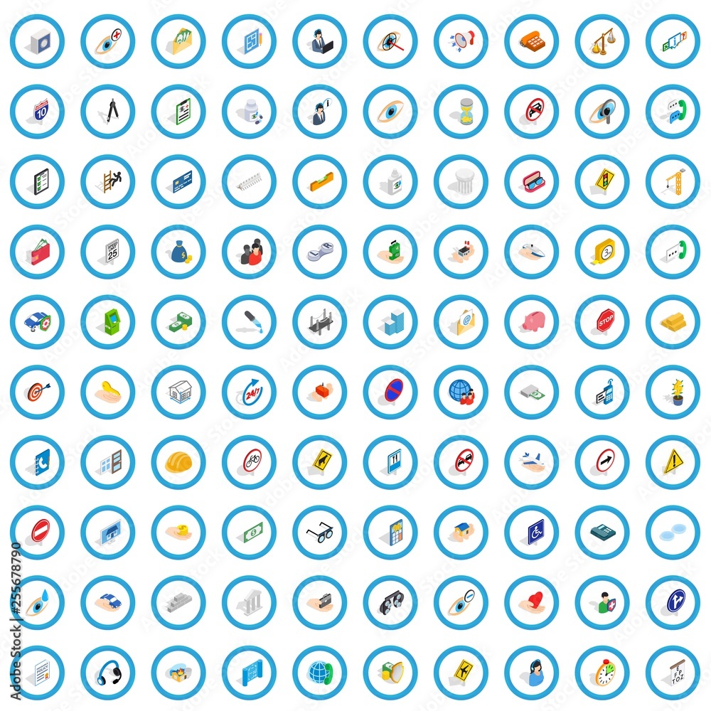 100 help icons set in isometric 3d style for any design vector illustration 100 help icons set in isometric 3d style for any design vector illustration