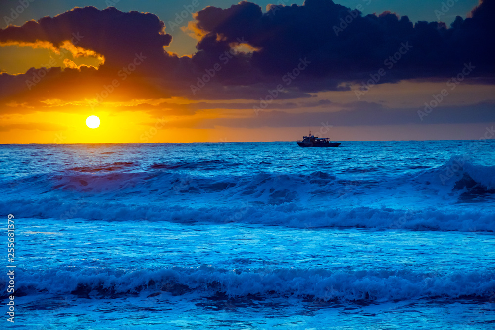 Bold and Bright Sunrise Seascape
