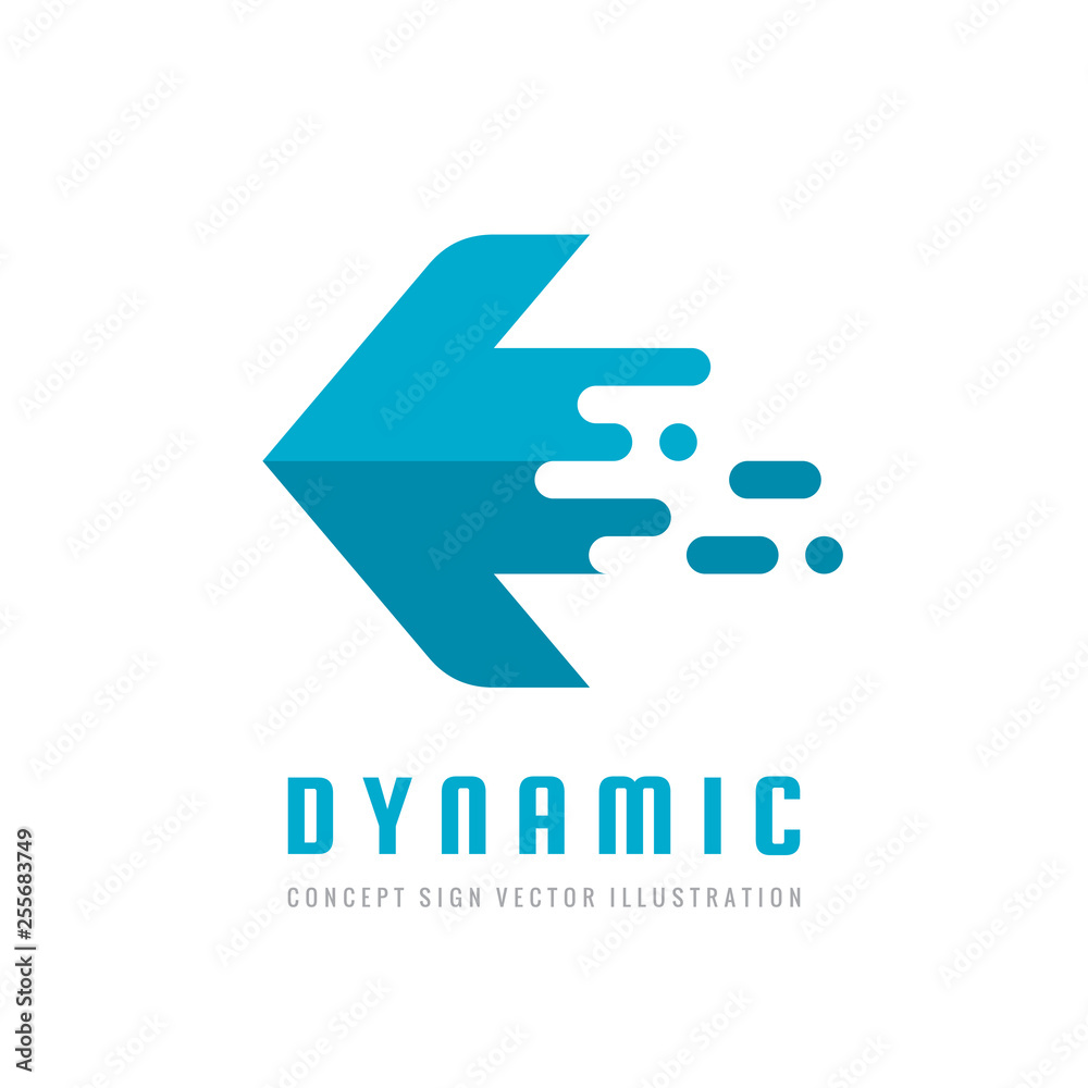 Logistic company - concept business logo template vector illustration ...