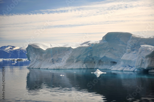 Icebergs. Blue ice, clear sea water. © Oleksandr Umanskyi