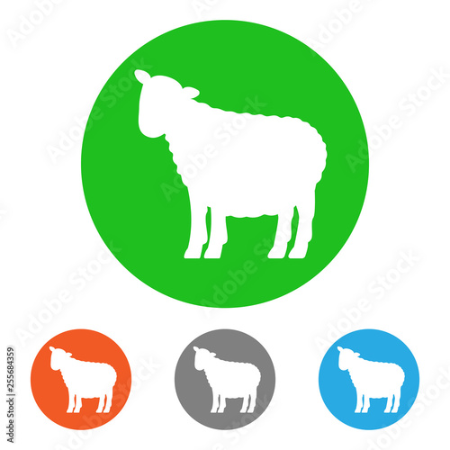 Ewes. Icon set. Vector.