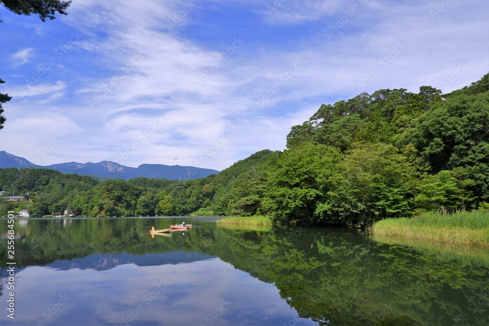 Fototapeta premium 松原湖