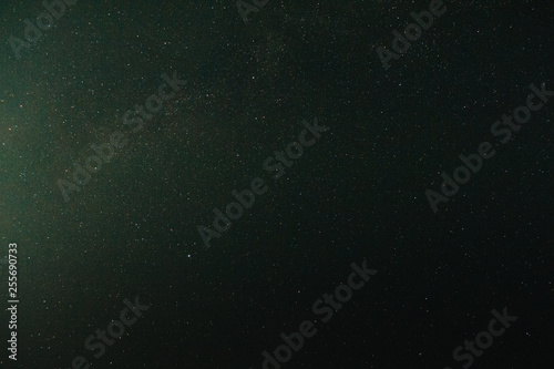 Night sky with stars in Broumovsko