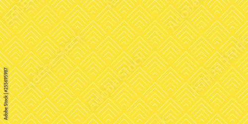 Background pattern seamless geometric wave abstract yellow color vector. Summer background design.