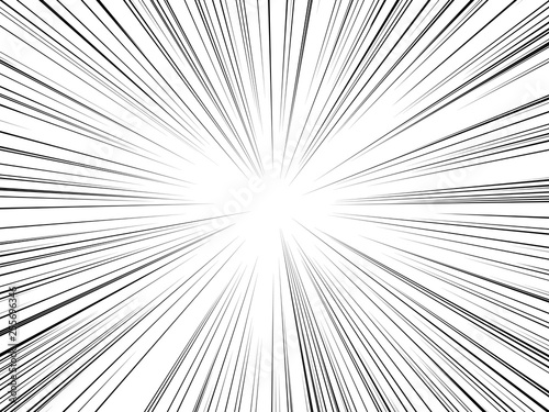 Radial lines comics books. Flash ray blast glow boom speed burst action effect bang explosion power motion background
