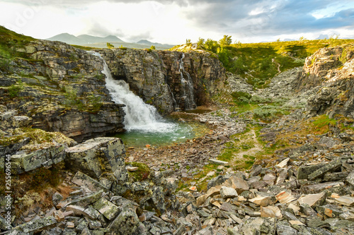 storulfossen waterfall at Mysuseter Norway photo