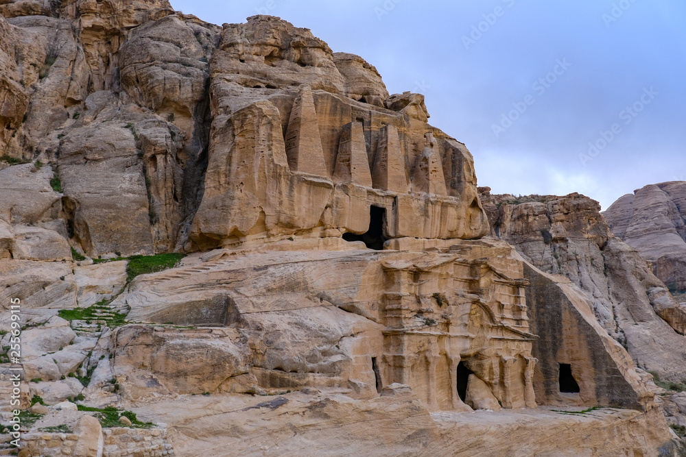 Bab Al Siq temple in Petra Jordan