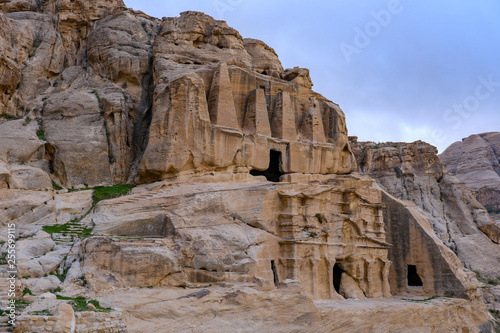 Bab Al Siq temple in Petra Jordan