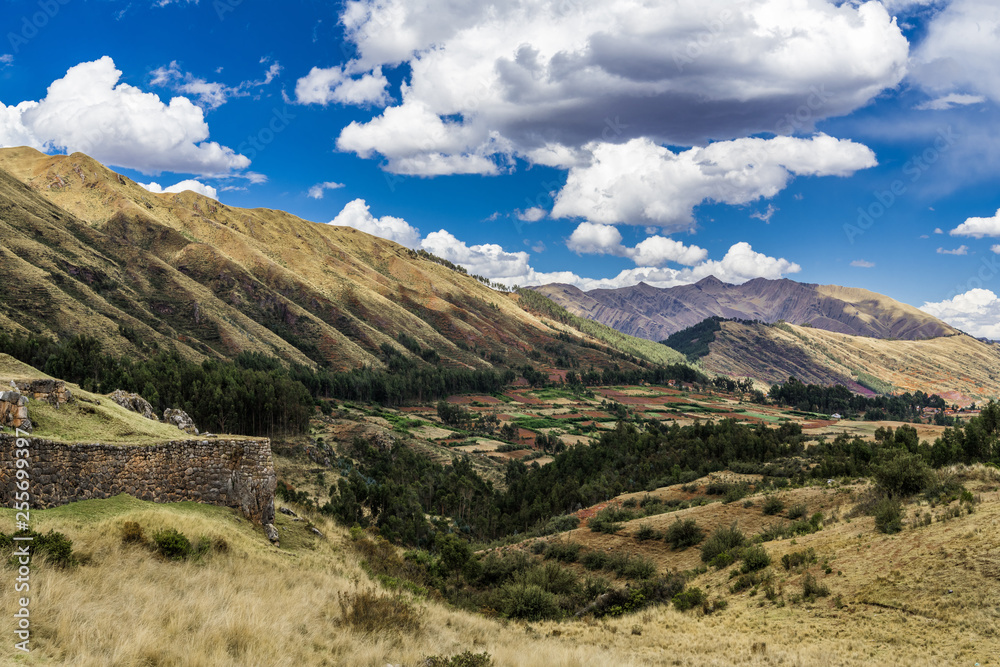 Clouds above The Peruvian Andes