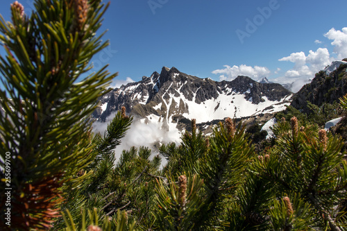 Gipfel des Rubihorn mit Ausblick auf das Nebelhorn