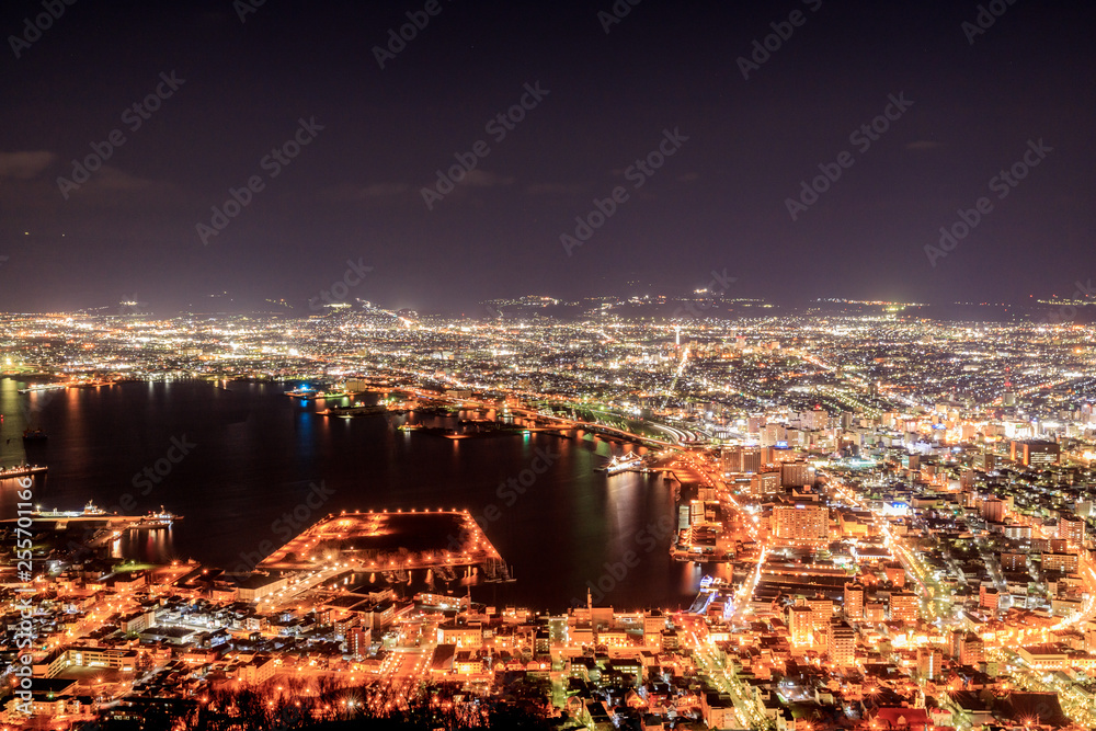 Fototapeta premium 箱館山からの夜景