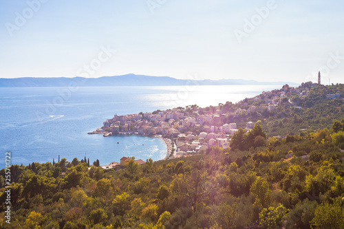 Fototapeta Naklejka Na Ścianę i Meble -  Igrane, Dalmatia, Croatia - Overview across the beautiful bay of Igrane