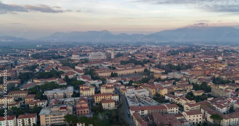 Leaning Tower of Pisa - Aerial View Leaning Tower of Pisa - Aerial View