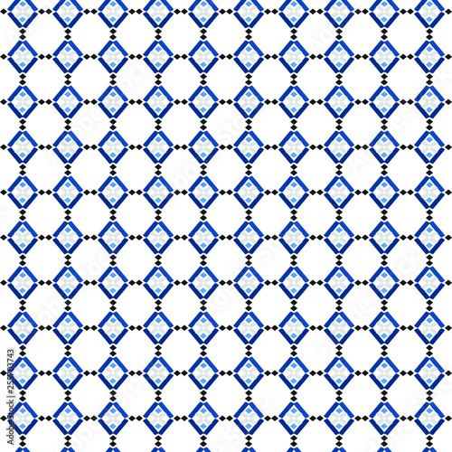 Seamless  geometric pattern of abstract lines, shapes, spots, colored fabric, Wallpaper, covers, surface, printing, wrapping, scrapbooking. Vector illustration