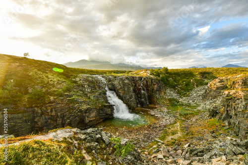 storulfossen waterfall at Mysuseter Norway photo