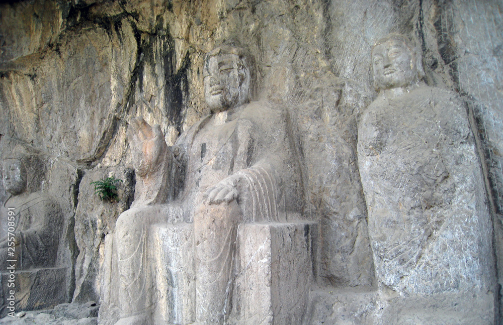 statue in cave