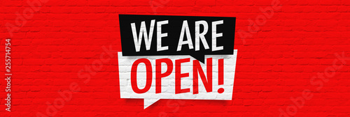 Fotografie, Obraz We are open !