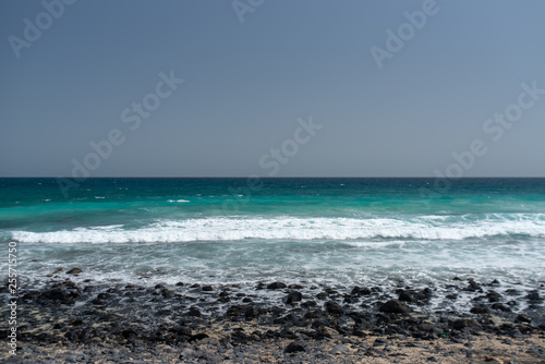 dessert  beach and ocean on Sal island  cape verde