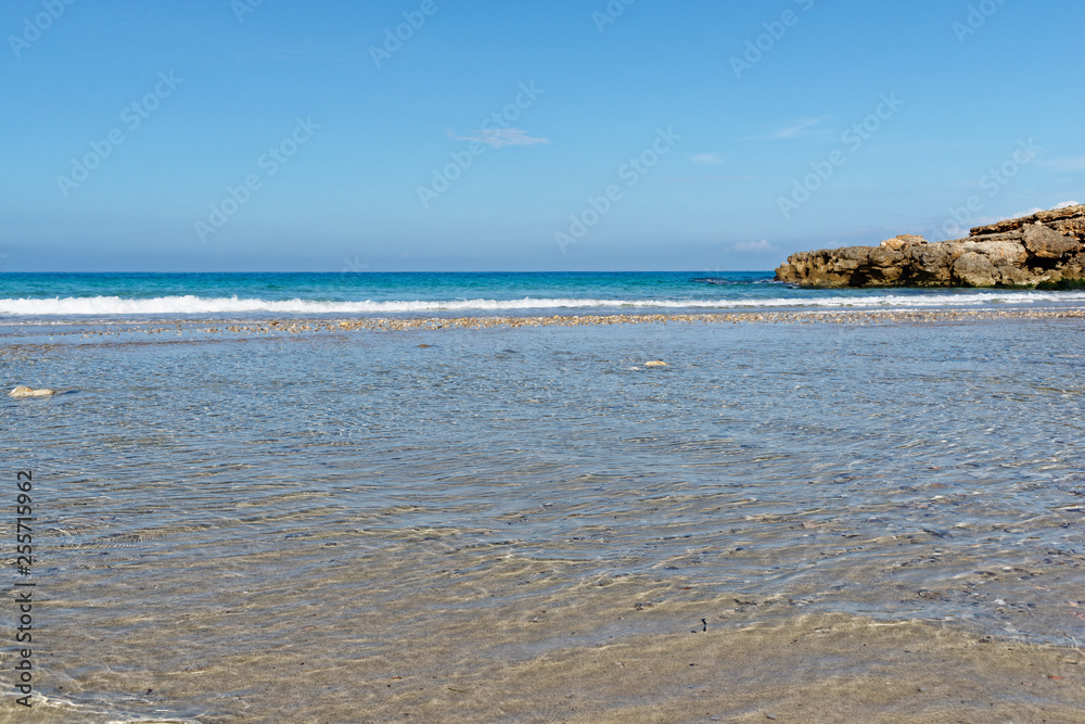 Wellen am Strand, Mallorca, Spanien