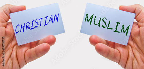 christian and muslim