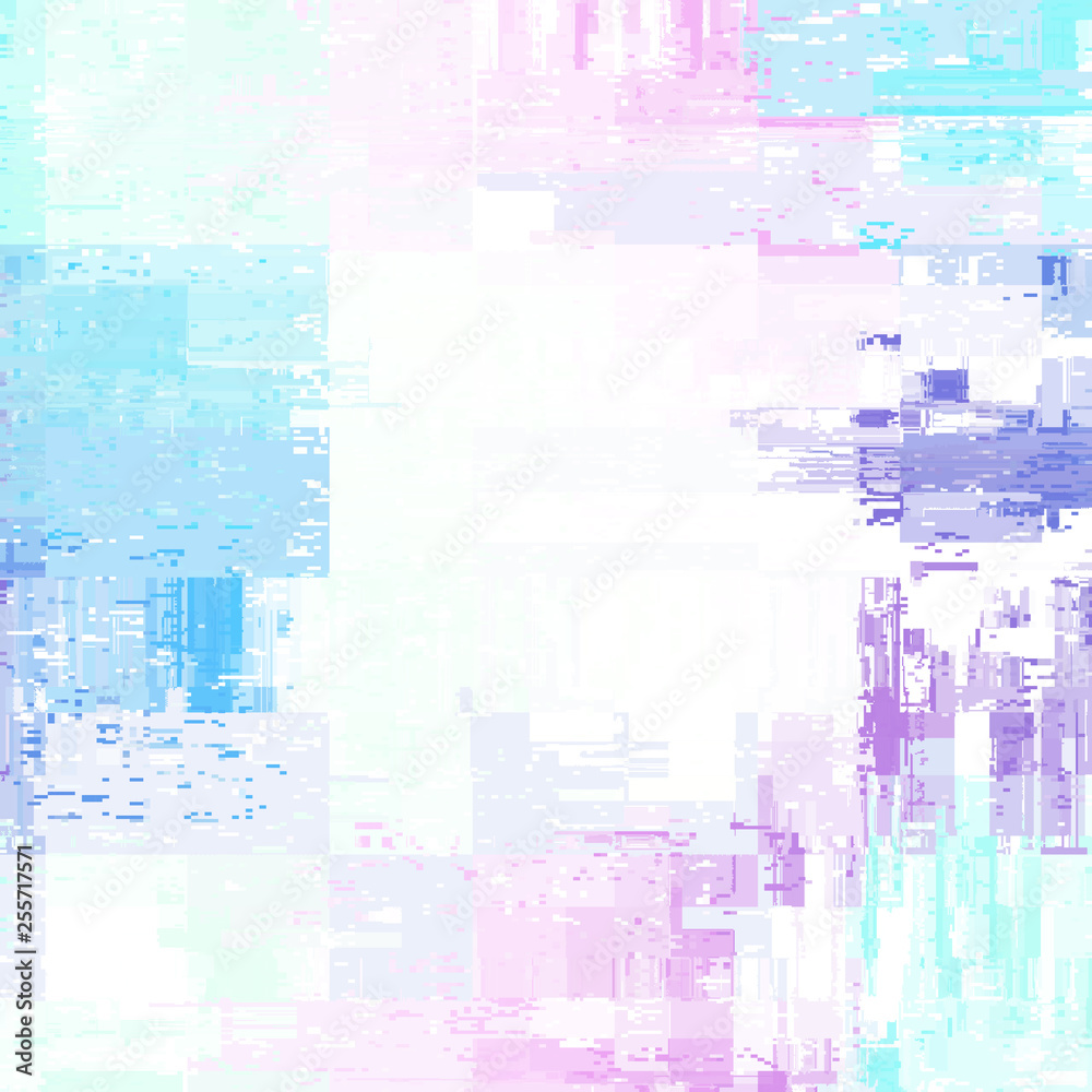 Vector image with imitation of grunge datamoshing texture. Vector image with imitation of grunge datamoshing texture.