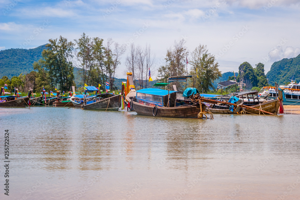 Thai boats, Krabi